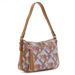 Geanta crossbody, multicolora