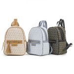 Rucsac dama material textil si piele ecologica
