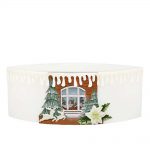 Lumanari de Craciun, Lumanare Magic Window  cu LED, ovala, 29 cm lungime
