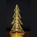 Decoratiune Craciun, Instalatie electrica in forma de brad,  100cm, 720 LED-uri