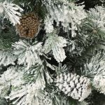 Brad Artificial "PINE FROSTED", nins cu conuri, 180cm - imagine 2