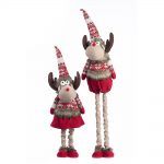 Decoratiune Craciun Ren Fata, 100 cm - imagine 3