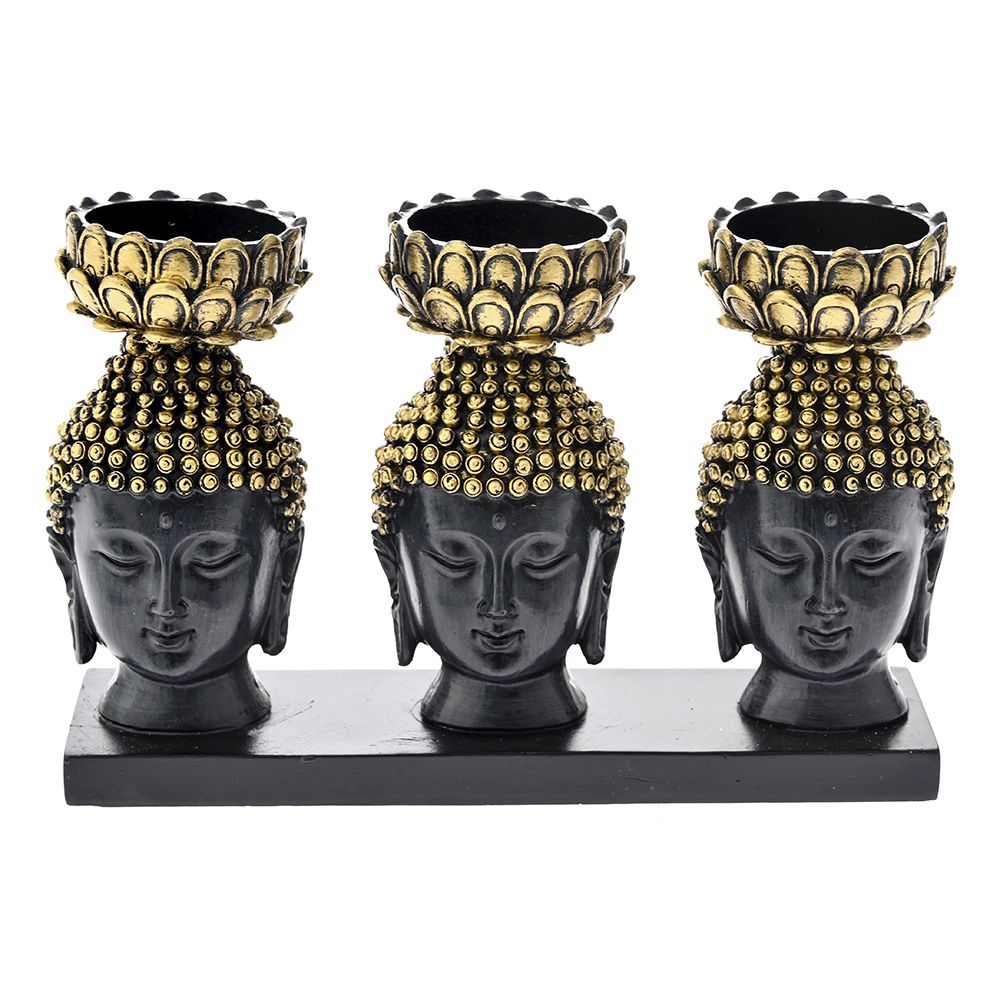 76620 Statueta Buddha, Auriu, 20*6*13