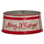 Decoratiune Craciun, suport de brad Merry Christmas, 60X26 cm