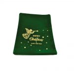 Sac Mos Craciun, verde, 30cm*40cm - imagine 2