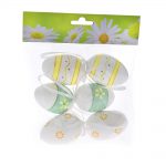 Decoratiune Paste, Set Oua decorative, Alb
