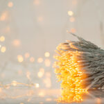 Decoratiune Craciun, Instalatie electrica tip perdea , 480 LED-uri, 3M, lumina calda IP44