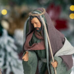 Decoratiune Craciun, Sceneta Familia Sfanta, 3 piese, din ceramica, 35 cm - imagine 5