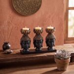 Statueta Buddha, Auriu, 20*6*13 cm - imagine 2