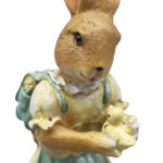 Figurina iepuras cu puisori, multicolor, 10*6*13 cm - imagine 3