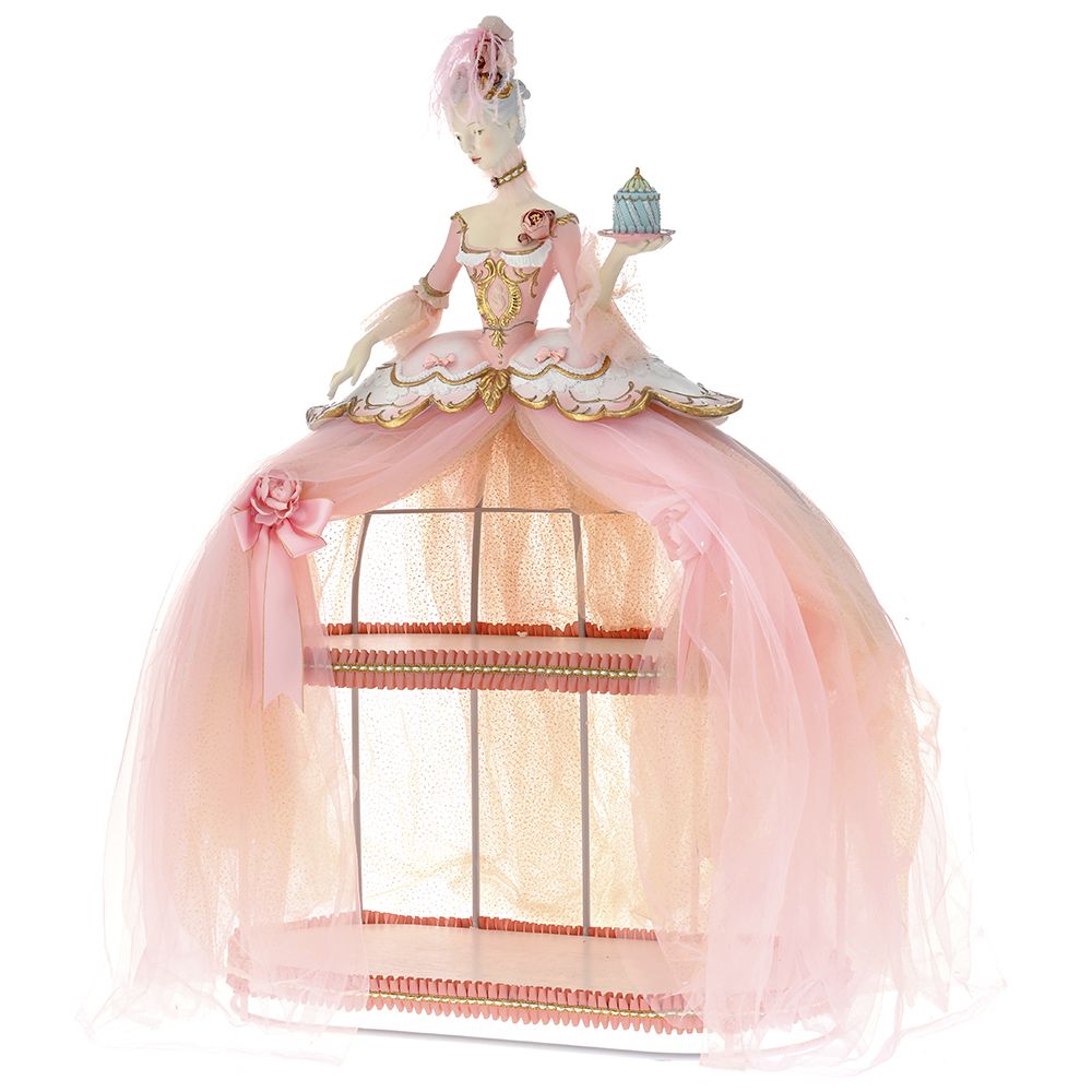 82255 Statueta suport Candy Bar roz