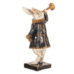 Figurina iepuras cu trompeta, 8*4*12 cm - imagine 2