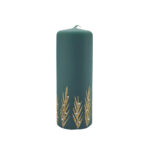 Lumanare Frozen Time verde 15×5.8 cm