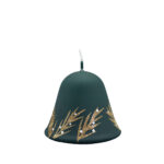 Lumanare clopotel Frozen Time verde