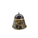 Lumanare Clopotel Gothic Gold negru cu auriu 7.5*8.5 cm