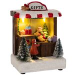 Figurina LED Chiosc cu cadouri
