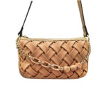 Geanta crossbody impletita maro