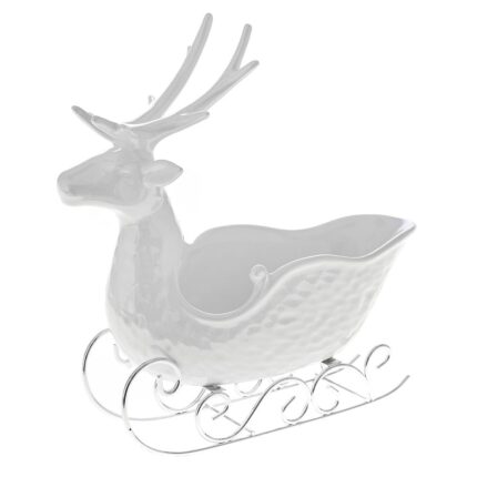 Platou ceramic in forma de sanie