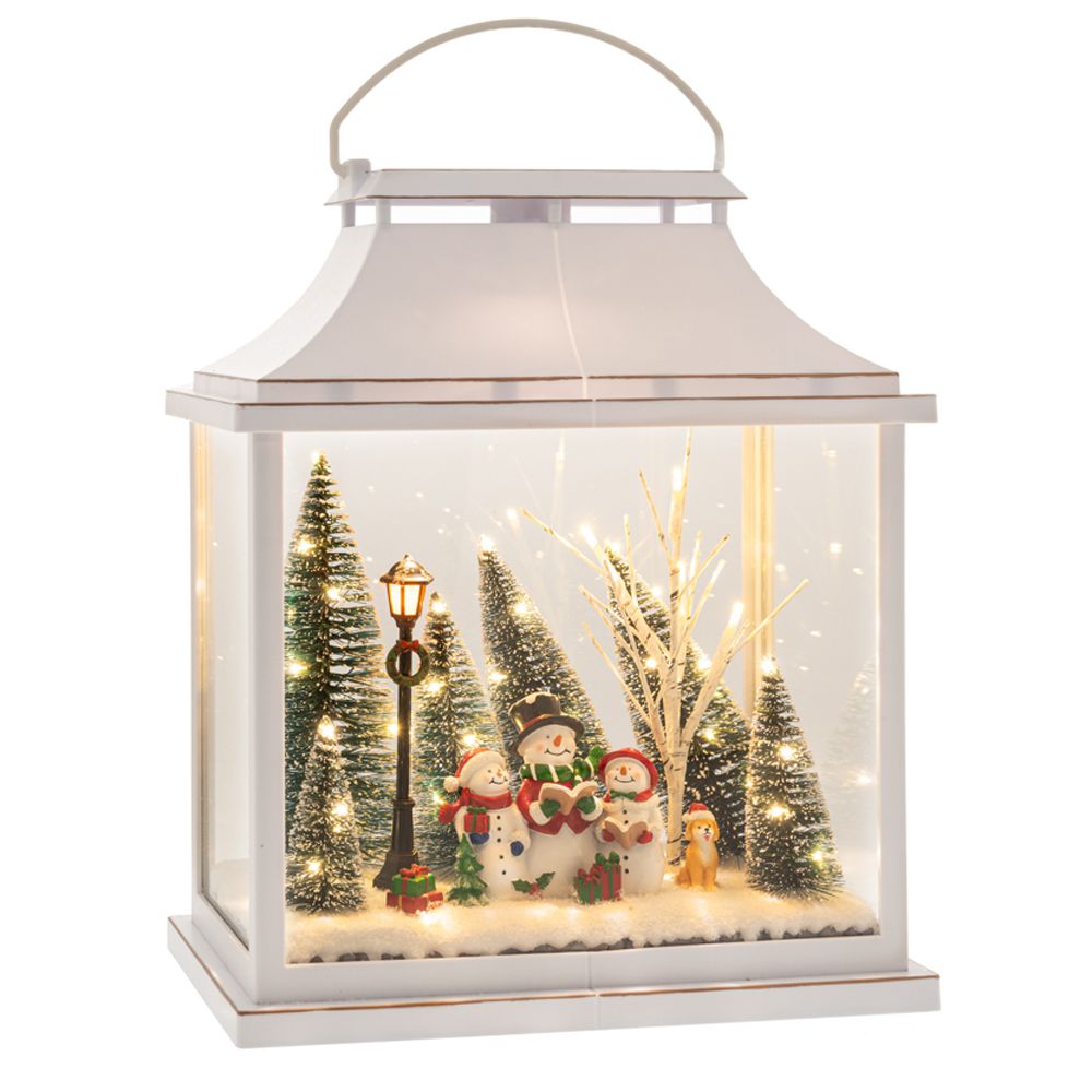 86433 Felinar LED cu oameni de zapada