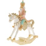 Decoratiune Craciun Cavaler pe calut