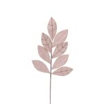 Crenguta deocrativa din material textil roz cu glitter