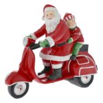Mos Craciun pe motocicleta