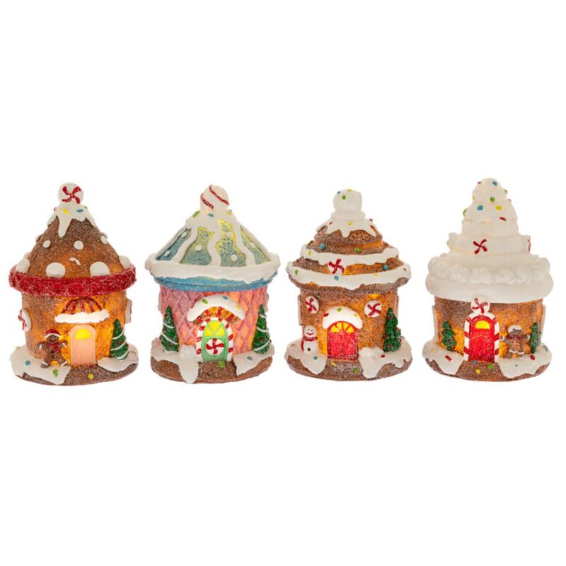 Decoratiune Craciun tip Candy Bar Casuta prajitura