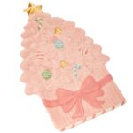 Platou in forma de bradut, roz, 37*23*4 cm