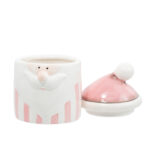 Decoratiune Craciun, Cana cu capac roz - imagine 4
