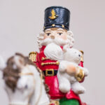 Decoratiune Craciun, Cavaler pe calut,22.5*7.5*29.5 cm - imagine 2