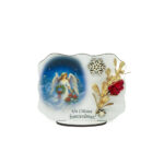Placuta pe suport cu ingeras 11*8 cm