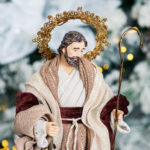 Decoratiune Craciun, Sceneta Scena Nasterii pe suport, maro 36 cm - imagine 4