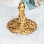 Decoratiune Craciun, Sceneta Scena Nasterii pe stativ, verde, 47 cm - imagine 7