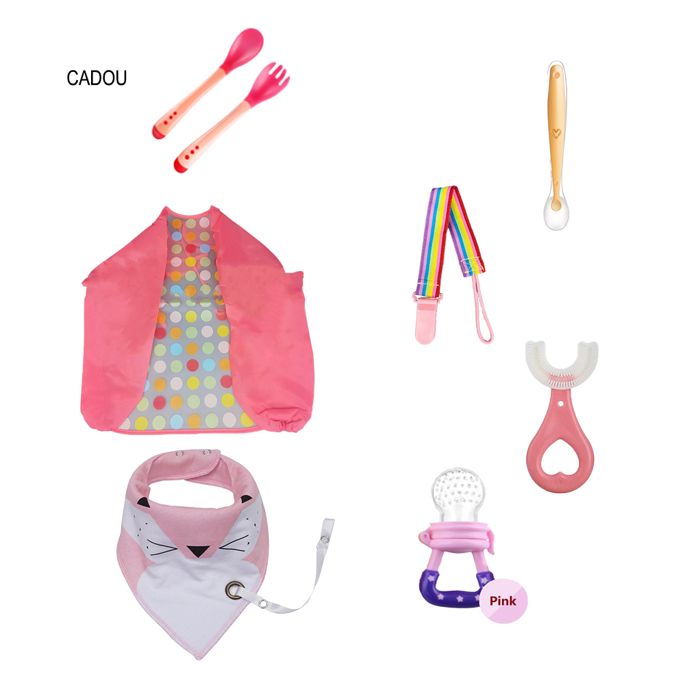 4 Set pentru bebelusi, roz