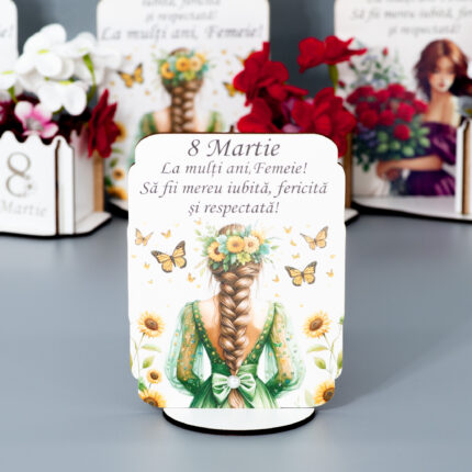 Placuta decorativa pentru 8 Martie