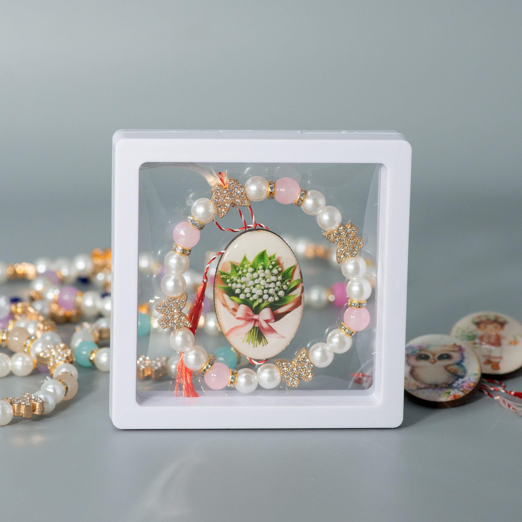 _EEE2926-2 Set martisor, Bratara si brosa, diverse modele - imagine 1