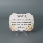 Martisor lemn cu magnet, Print UV Bunica