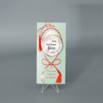 Martisor din lemn cu print UV 4,5 cm, Fiica