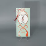 Martisor din lemn cu print UV 4,5 cm, Colega