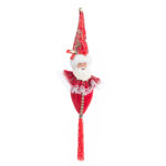 Set Globuri Moș Crăciun roșu, 35 cm – En Gros