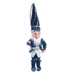 Set 6 Spiriduși albaștri, 40 cm