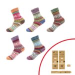 Set 3 perechi de șosete damă cu model de Crăciun